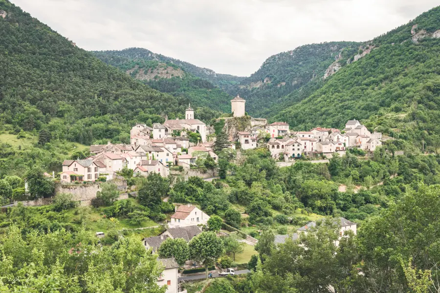 Marion Carcel Arrivée dans les gorges du Tarn