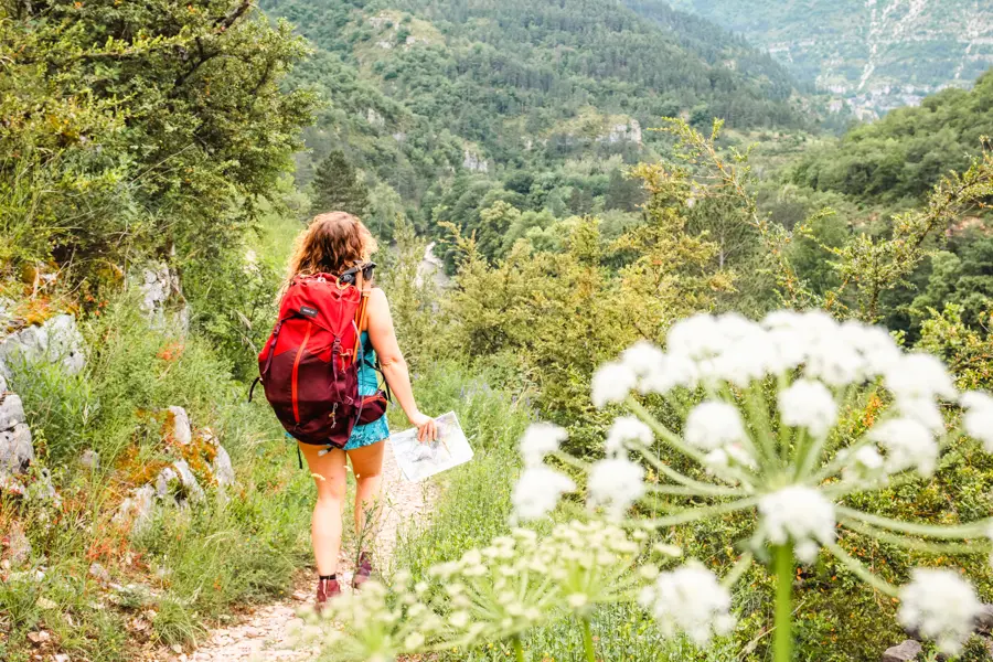 Marion Carcel Randonnée dans les gorges du Tarn