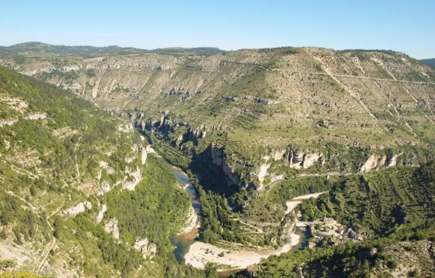 P. Saintjean Panorama sur les méandres du Tarn