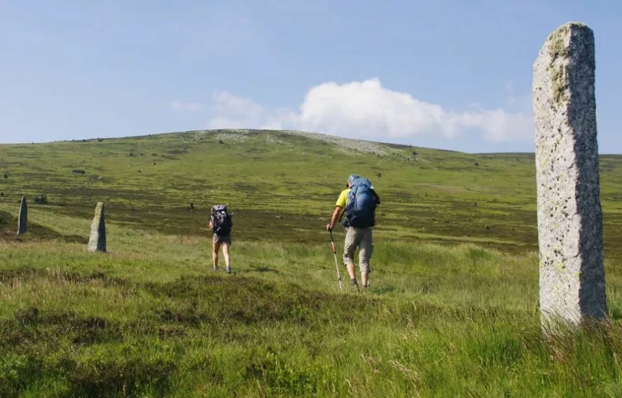 P. Saint-Jean Draille du Mont Lozère vers le sommet de Finiels