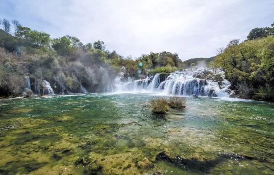 KLanglais Parc de Krka en Croatie