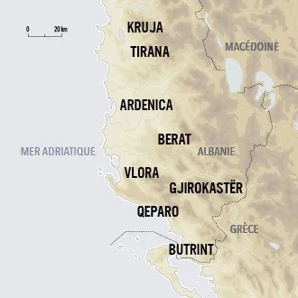 ©chamina voyages carte-albanie
