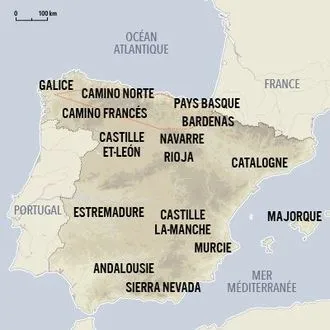 © chamina voyages carte-espagne