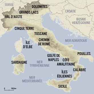 © Chamina Carte Italie