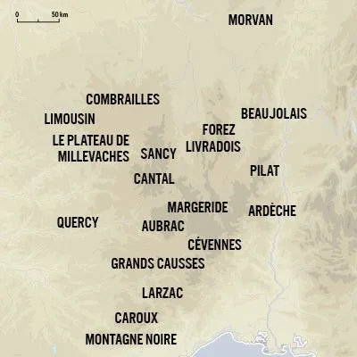 ©chamina voyages carte-massif-central