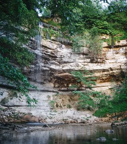 © F. Weber Cascade dans le Jura