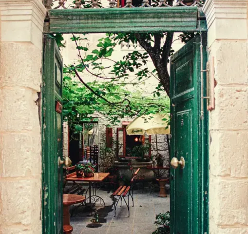 Porte colorée à Malte